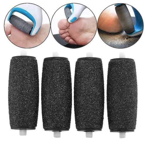 4Pcs Foot File Replacement Refill Roller Heads